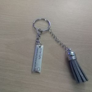 Inspirational Drive Safe Keychain